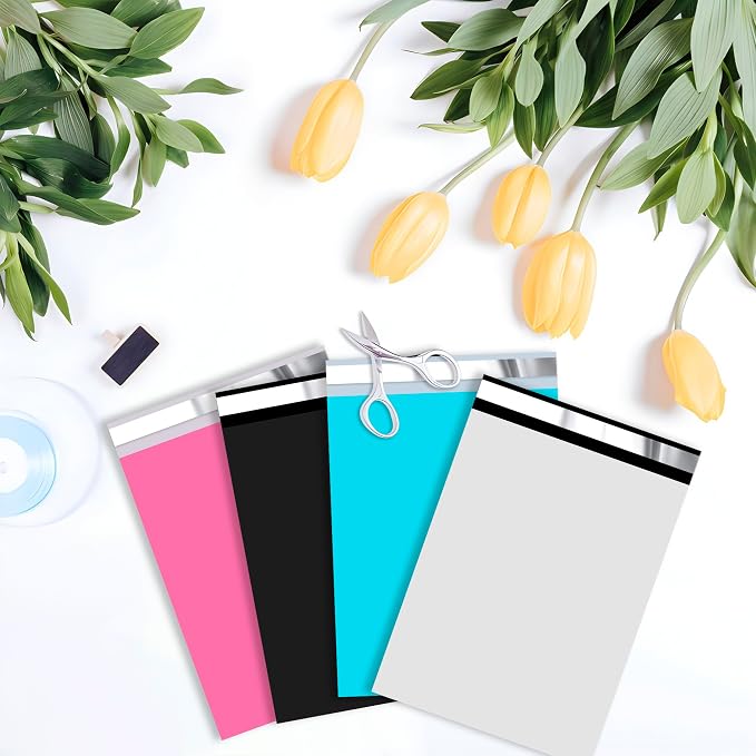 Mixed Color Poly Mailers 6x9 inch 100 Pcs - Image 5