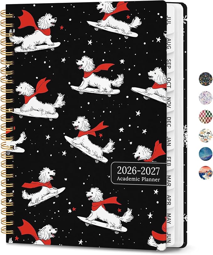 Planner 2026-2027, Monthly and Weekly Academic Planner July 2026 by Zotia