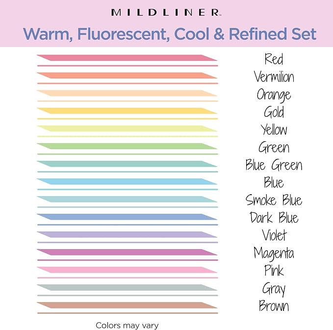 Zebra Pen Mildliner Dual-Tip Highlighter Marker Set, Broad and Fine Point Tips - Image 3