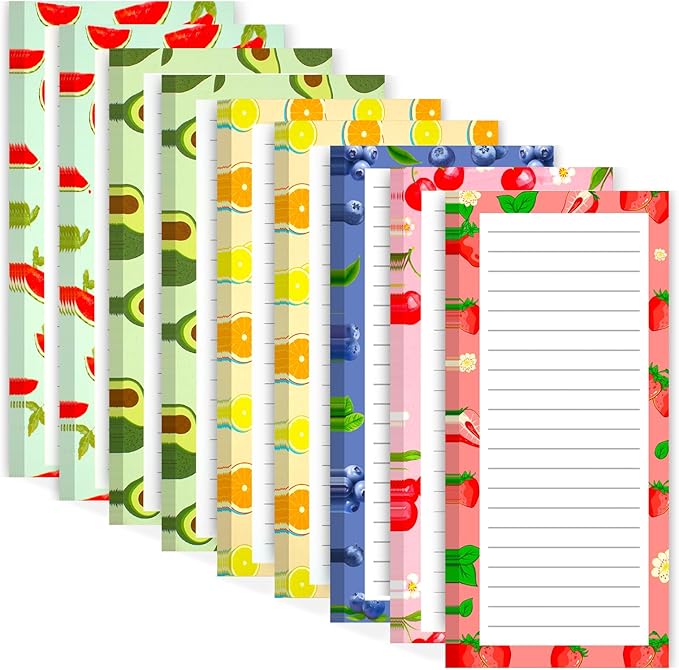 Joyberg 9 Pack Magnetic Notepads by Joyberg