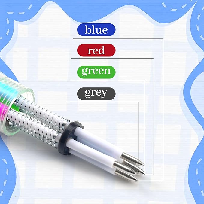 100Pcs Mini Multicolor Pens in One 4-in-1 Cute Pens Bulk for Kids, Ballpoint Pen for Birthdays and Children's Parties, Fun Gifts Assorted Ink Kawaii Pen-DeskLoop Office