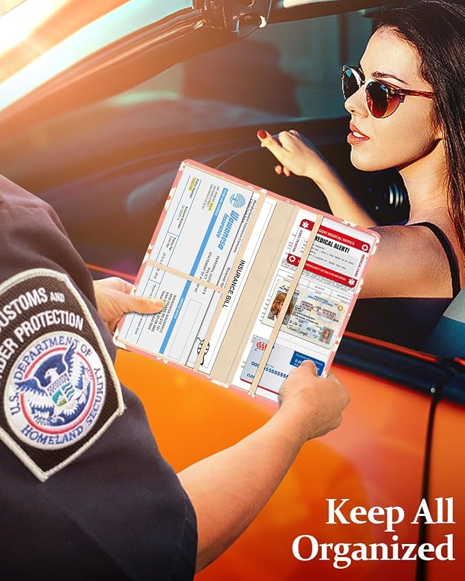 Slohif Car Registration and Insurance Holder - Image 5