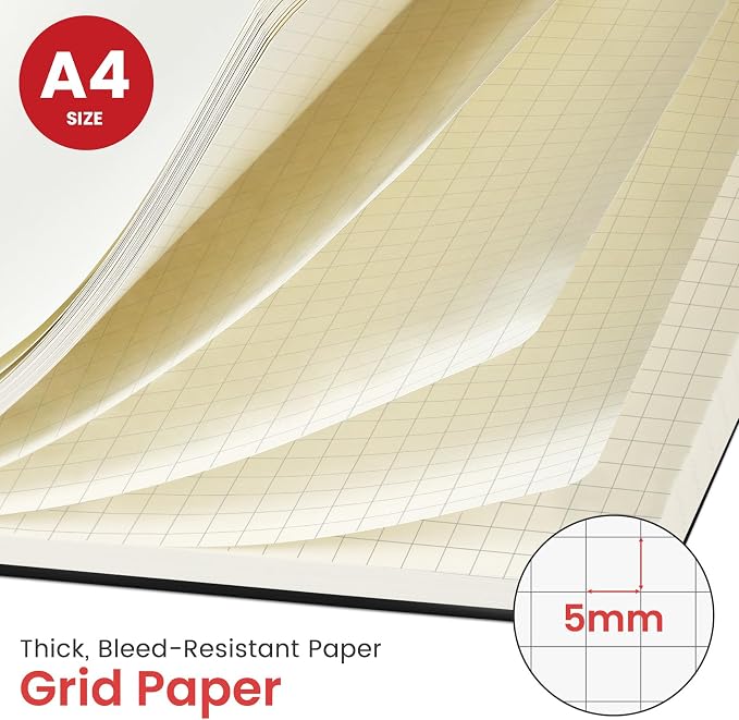 Taja Spiral Graph Notebook, 8.5"x11" Notebooks - Image 2