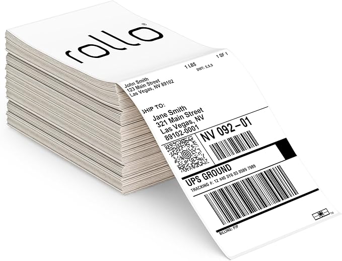 Rollo Direct Thermal Shipping Labels by Rollo