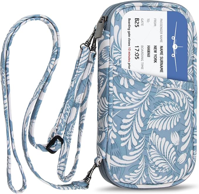 RFID Family Passport Wallet Holder Waterproof, Travel Document Organizer Credit by jiemei