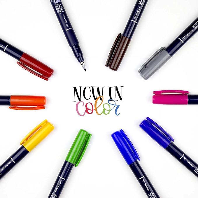 Tombow 56429 Fudenosuke Colors Brush Pens - Image 2