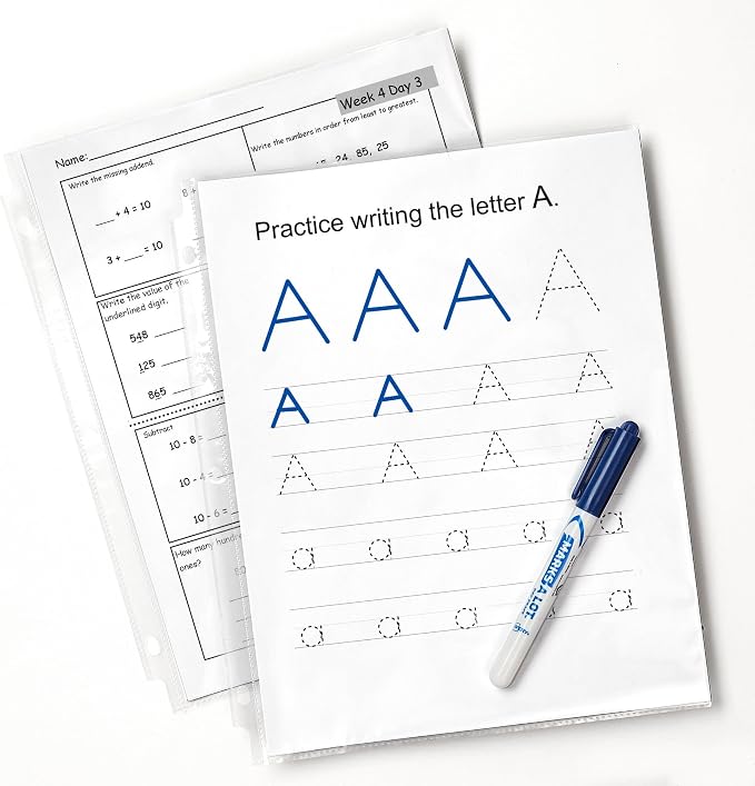 Avery EcoFriendly Recycled Economy Sheet Protectors, Semi-Clear, Top Load - Image 7