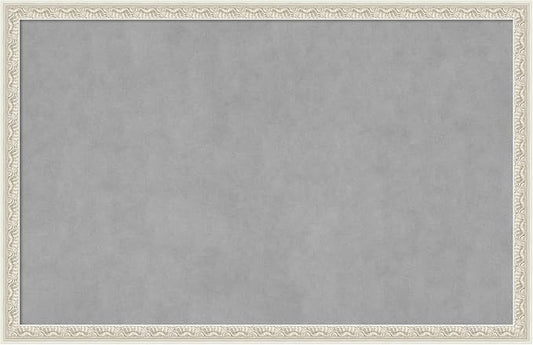 Amanti Art Silver Framed Magnetic Board 22x34 Large Vision Board by AmantiArt