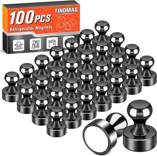 FINDMAG Refrigerator Magnets, 100 Pack Industrial Strength Fridge Magnet by FINDMAG