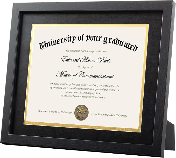 upsimples 11x14 Diploma Frame Certificate Degree Document Frame - Image 3