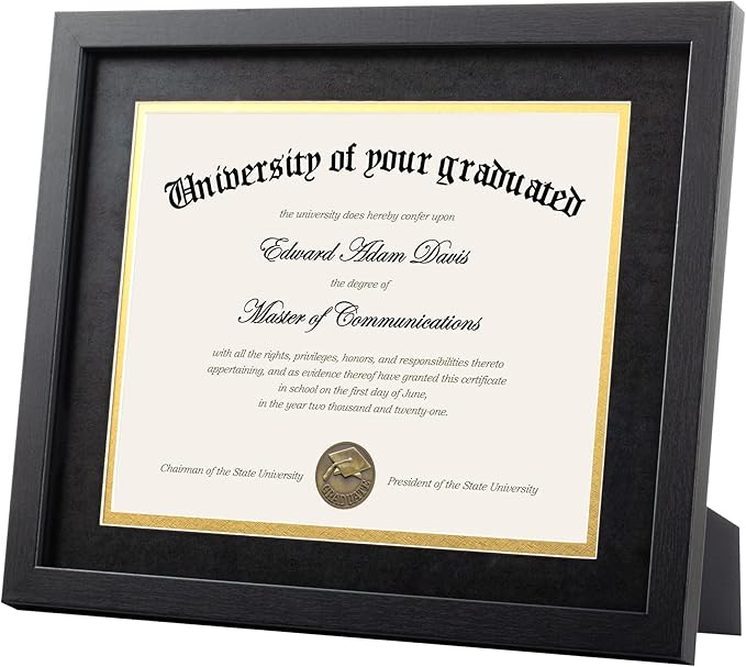 upsimples 11x14 Diploma Frame Certificate Degree Document Frame - Image 3