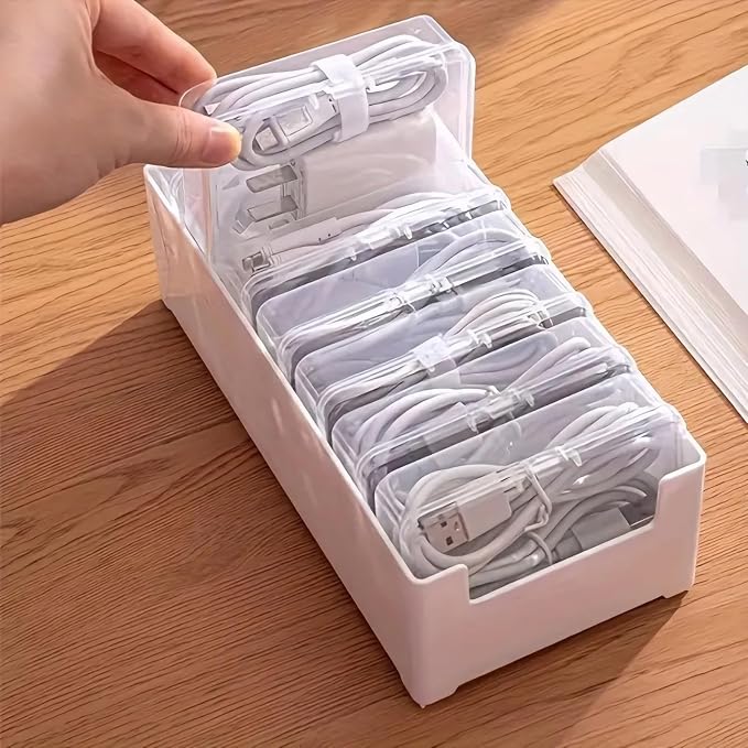 Cable Organizer Storage Box by Unknown