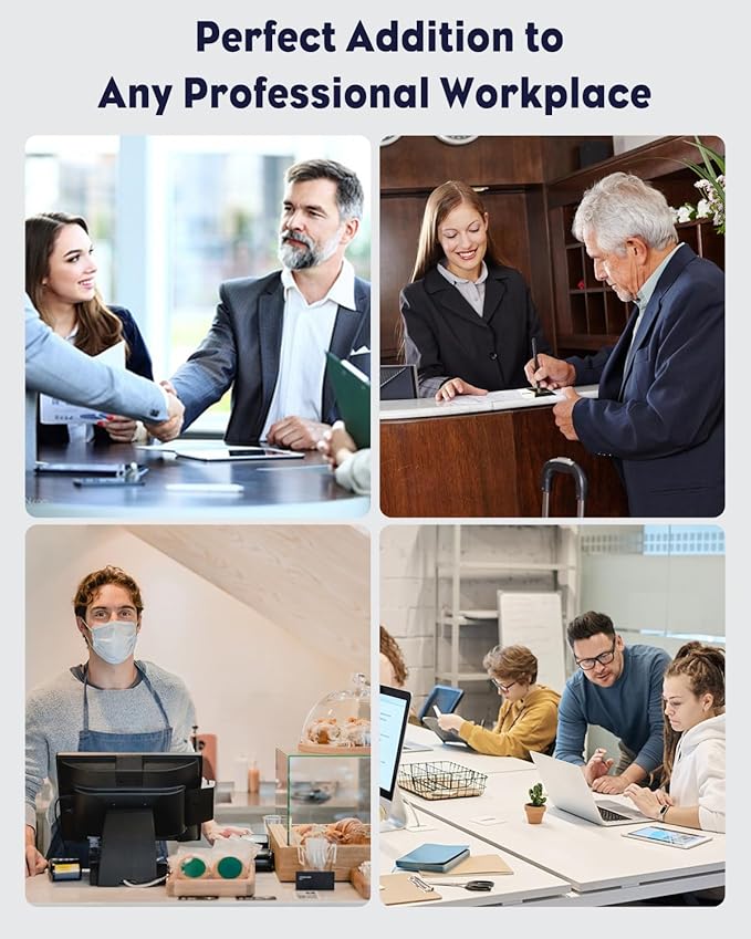 Uniclife 2 Pack Acrylic Business Card Holder for Desk 1 Slot Clear Business Card Display Stand for Men & Women Desktop Business Card Organizer Card Stand for Office Home Exhibition, 60 Card Capacity-DeskLoop Office