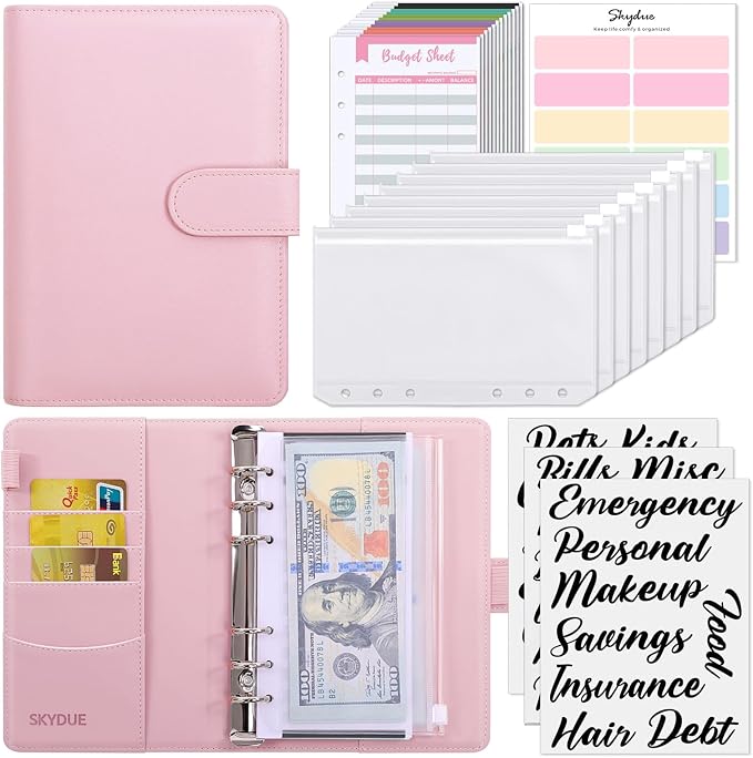 SKYDUE Budget Binder, Money Saving Binder by SKYDUE