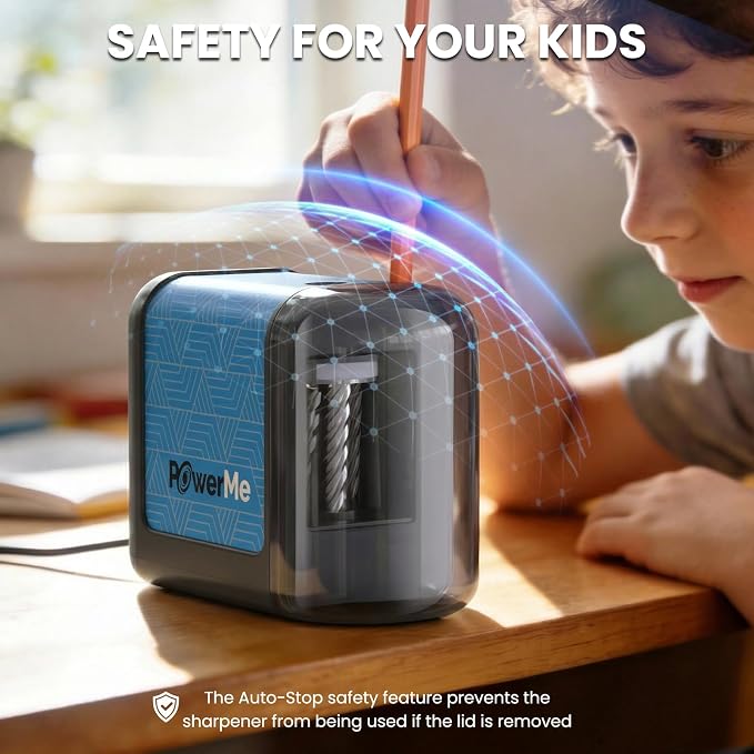 POWERME Electric Pencil Sharpener - Image 4