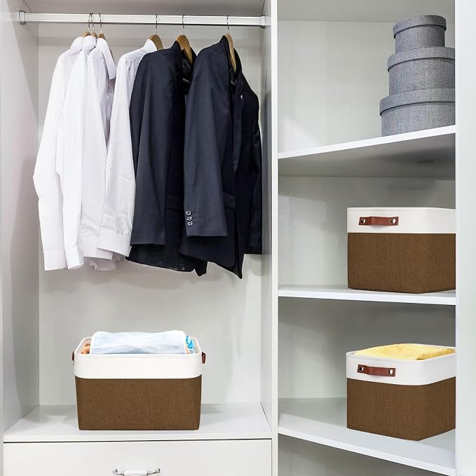 Bagnizer Storage Bins Large Fabric Storage Baskets - Image 2
