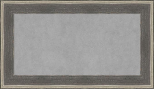 Amanti Art Grey Framed Magnetic Board 17x29 Small Vision Board by AmantiArt
