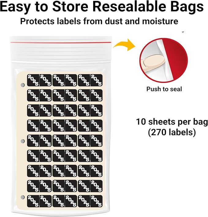 2025 Year Labels, Doctor Stuff 2025 Chart Stickers, Ringbook Sheets, Jeter Style - Image 4