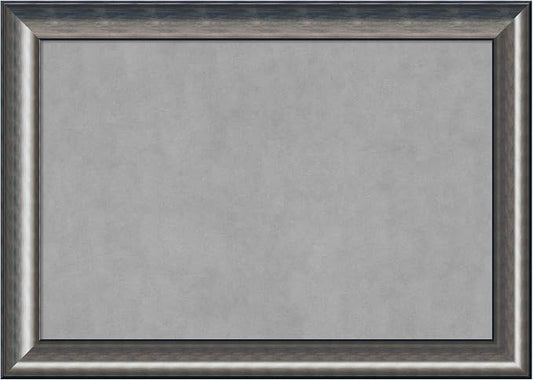 Amanti Art Silver Framed Magnetic Board 30x42 Large Vision Board by AmantiArt