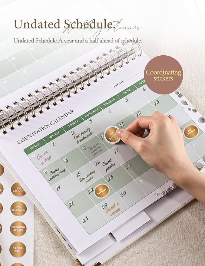 molekaus Wedding Planner Book And Organizer：Wedding Planner - Image 5