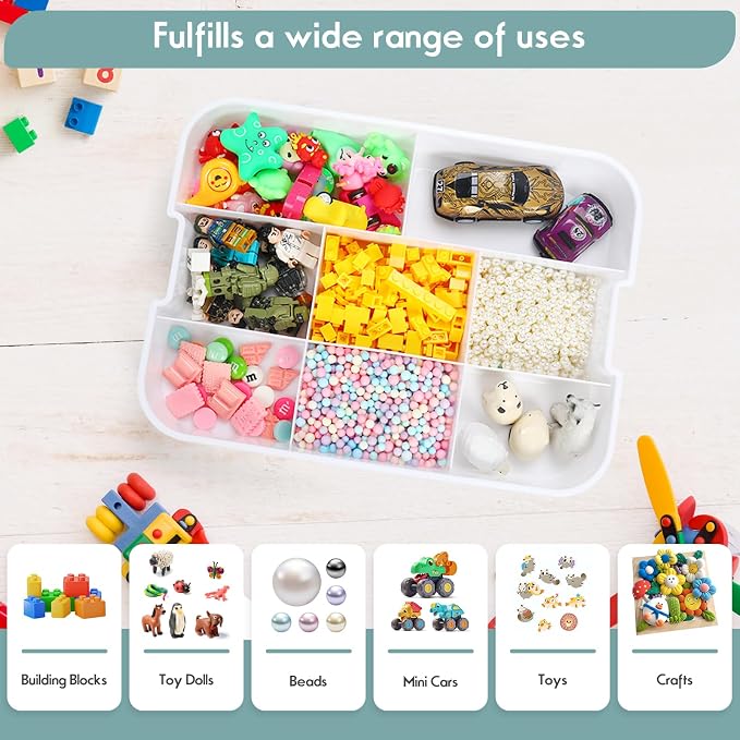 Douorgan Toy Storage Organizer for Lego Stackable Organizer Bins - Image 6