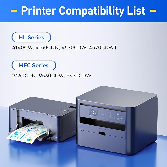 DR310CL DR-310CL Drum Unit Compatible Replacement for Brother HL-4150CDN HL-4570CDW HL-4570CDWT MFC-9460CDN MFC-9560CDW MFC-9970CDW Printer Ink Toner Cartridge TN315 TN310 Copier Scanner High-Yield-DeskLoop Office