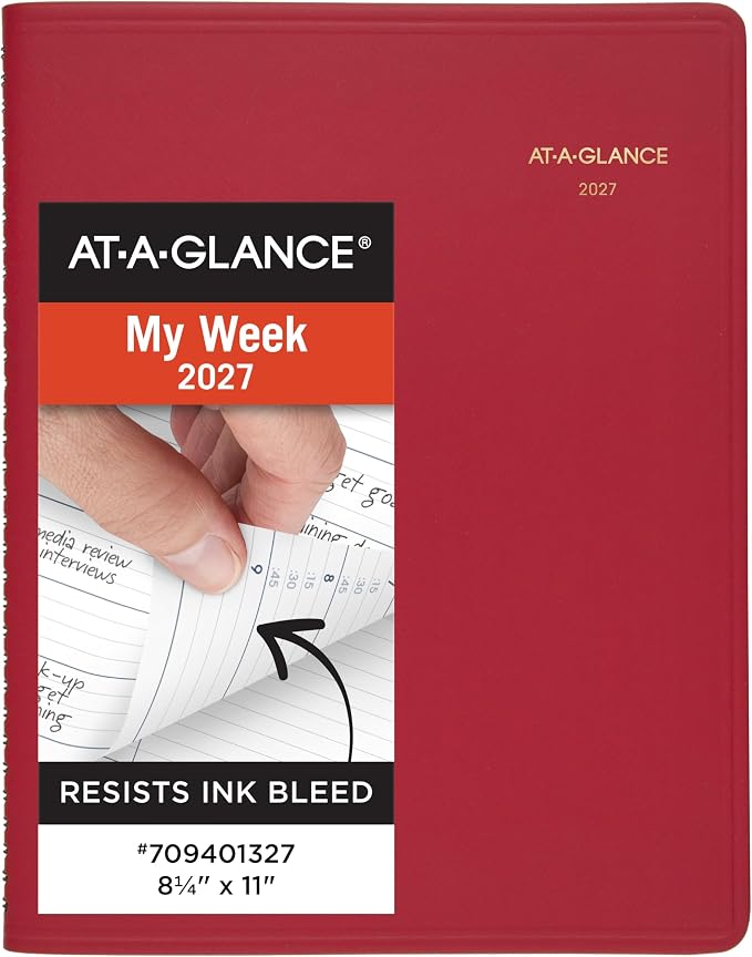 AT-A-GLANCE 2027 Appointment Book Planner, 8.25" x 11" by AT-A-GLANCE