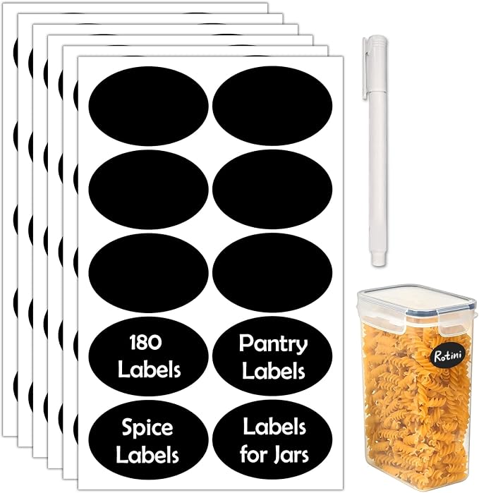 JIEHENG 180Pcs Chalkboard Labels by JIEHENG