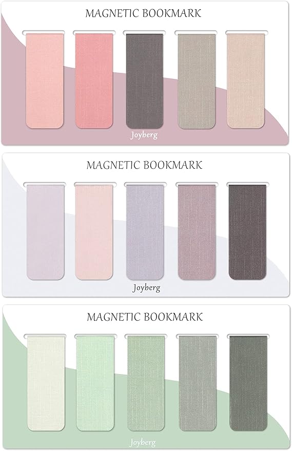 15 Pieces Bookmark, Magnetic Bookmarks by Joyberg