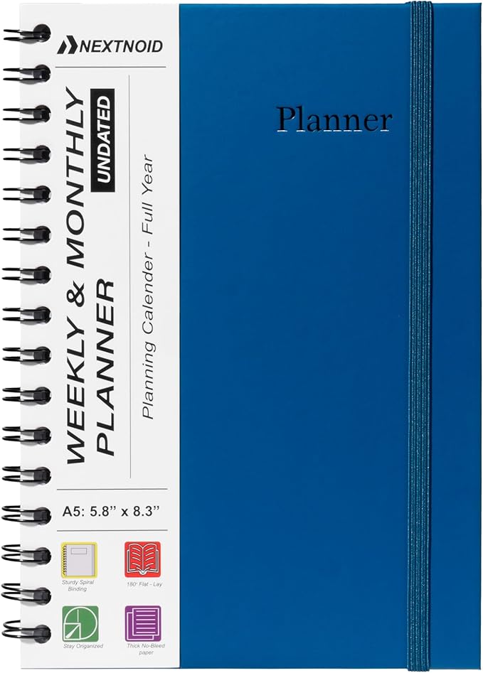 Undated Monthly and Weekly Planner by Nextnoid