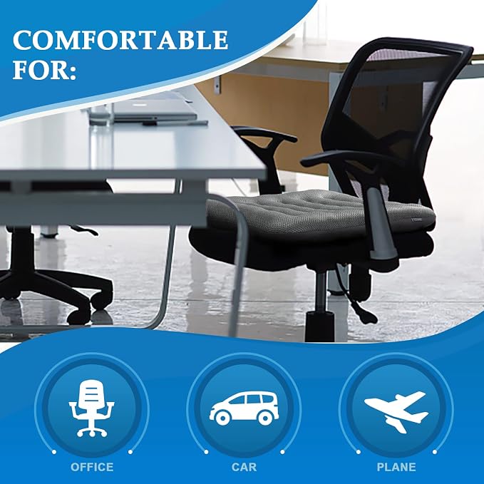SINOSSO Excellent Support Effect Office Chair Cushion 1 Pack, Luxury Air Mesh - Image 6