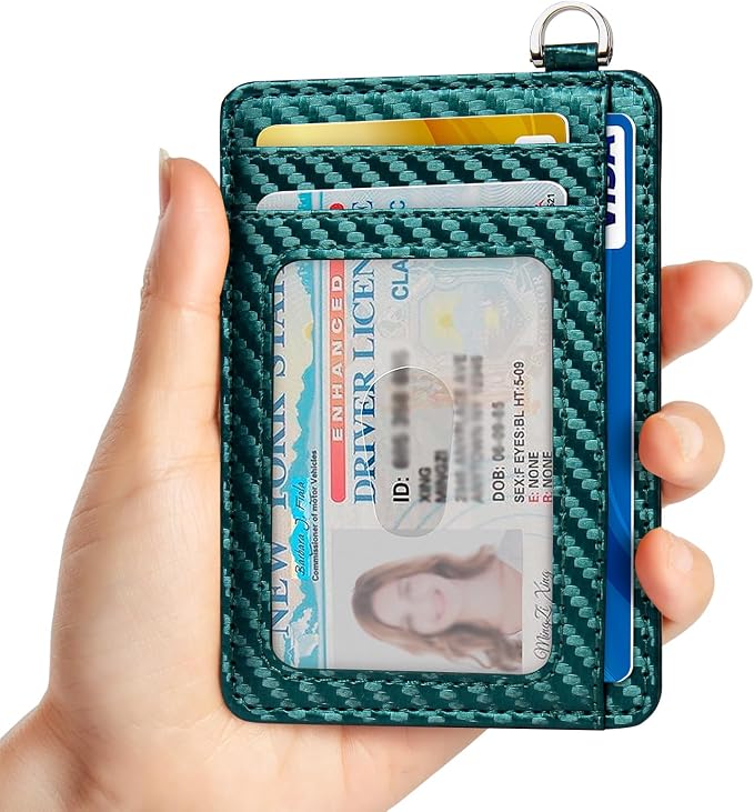 Slim Minimalist Front Pocket Wallet, RFID Blocking Credit Card Holder Wallet - Image 2