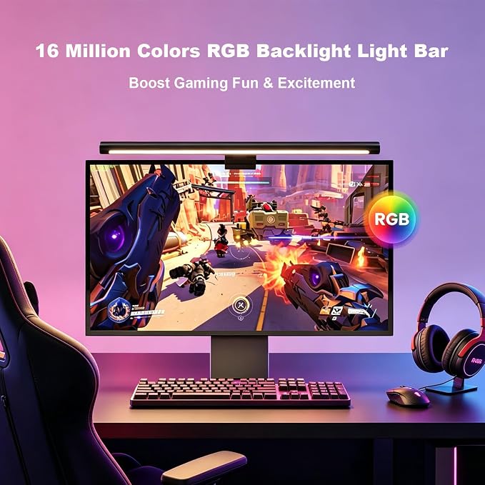 YEELIGHT Monitor Light Bar RGB Backlight, Ra98 Computer Lamp Works - Image 3