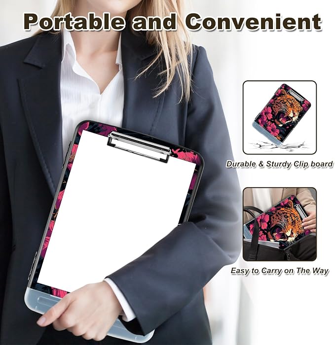 Clipboard with Storage, Nursing Clip Board 8.5 x 11 Storage Organization Box - Image 3