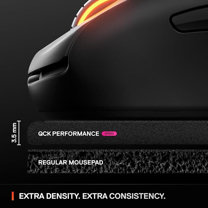 SteelSeries QcK XL Performance Speed Gaming Mousepad — Extra Density - Image 4