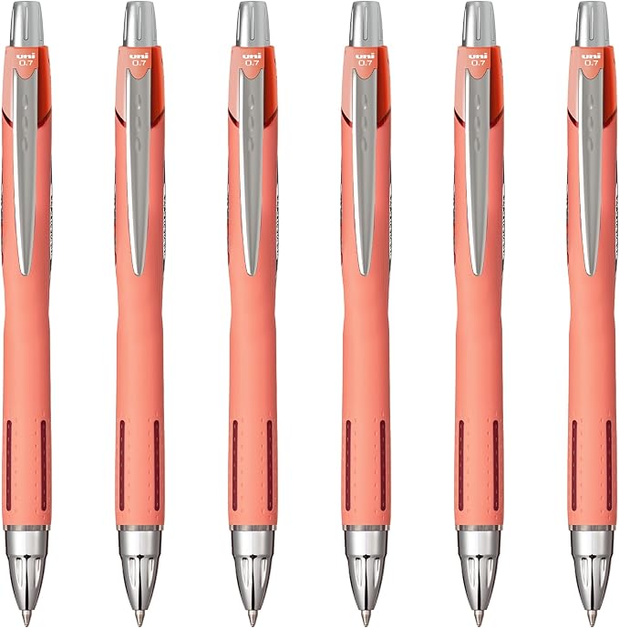 Uni-Ball Jetstream RT Ballpoint Pen, Fine Point, Adobe Barrel, 6 Pens by uni-ball