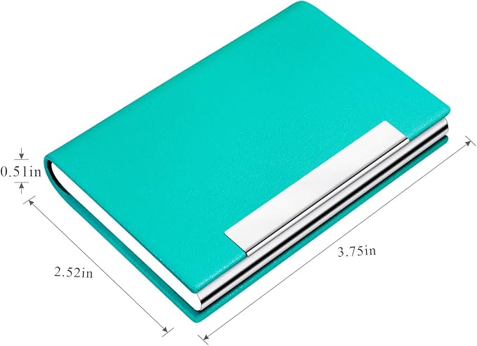 Padike Business Card Holder, Business Card Case Professional PU Leather & - Image 4