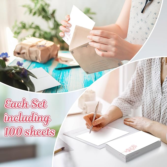 Spiareal 100 Pcs Blank Note Cards Blank Decorative Notecards Index Cards Bulk - Image 2