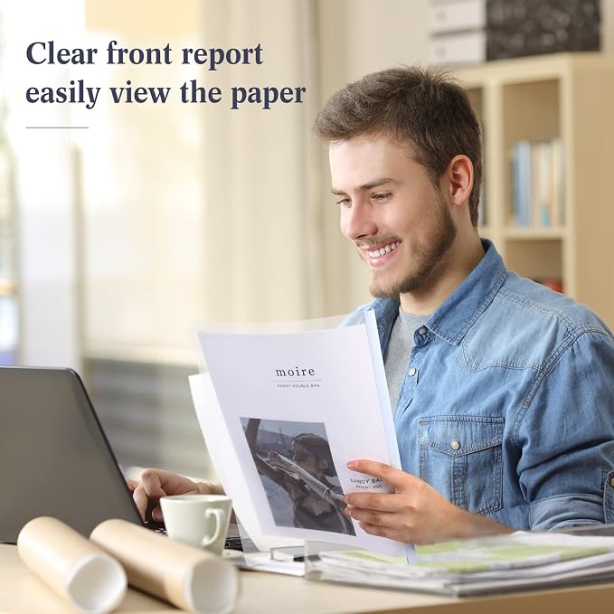 Mimorou 100 Pcs Clear Report Cover - Image 3