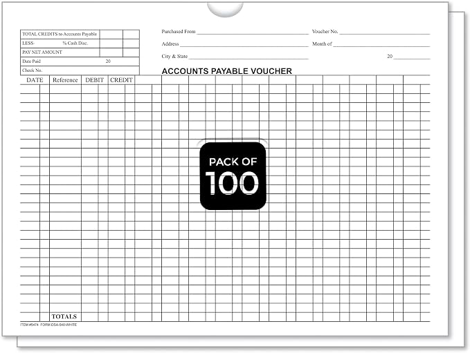 Accounts Payable Voucher Envelopes General Accounting Style, payment vouchers by Unknown