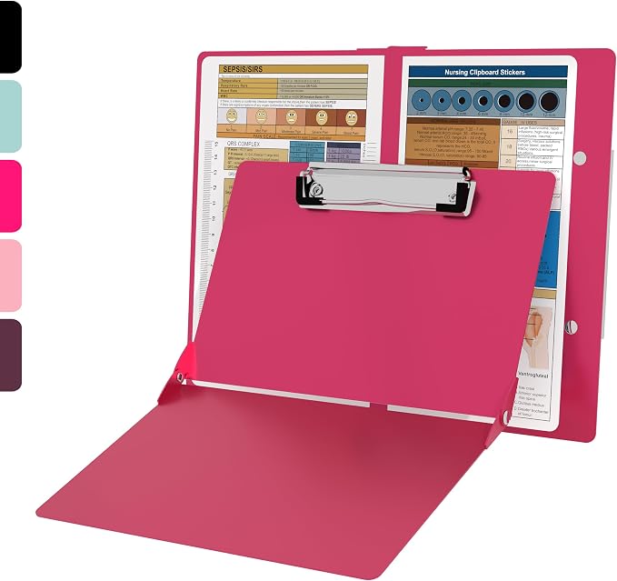 Nursing Clipboard with Nursing and Medical Edition Cheat Sheets Nursing School by SCPrintingWorld