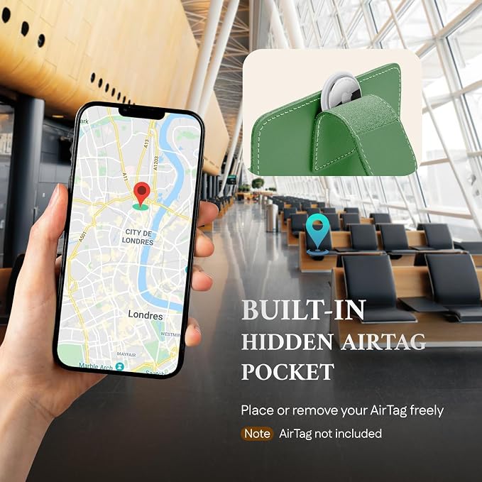 ALLIVE Rfid Passport Holder for Travel Women, Rfid Passport Cover Wallet - Image 4