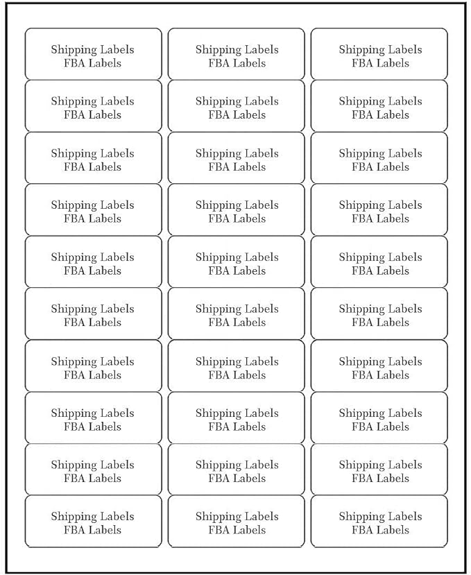 Address Labels for Inkjet Printers 1" x 2-5/8", Pack of 6000 Labels-DeskLoop Office