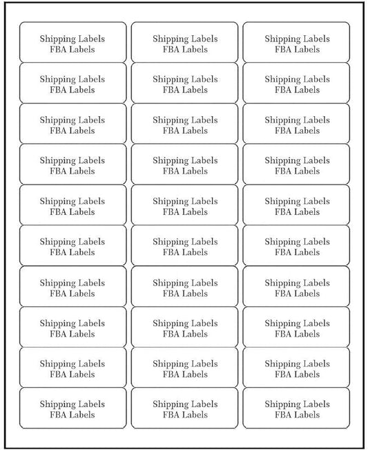Address Labels for Inkjet Printers 1" x 2-5/8", Pack of 6000 Labels-DeskLoop Office