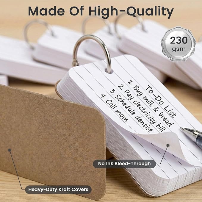 Koogel 300PCS Small Index Cards - Image 5