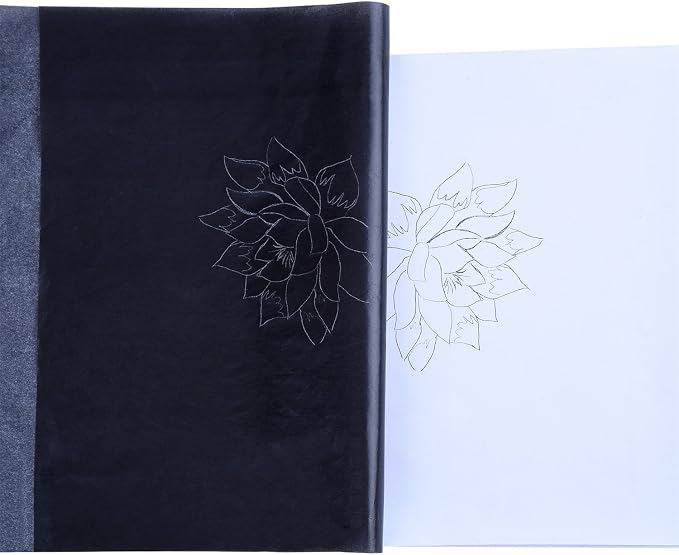 Outus 30 Pack Carbon Papers for Tracing, Graphite Carbon Copy Tracing Paper for - Image 2