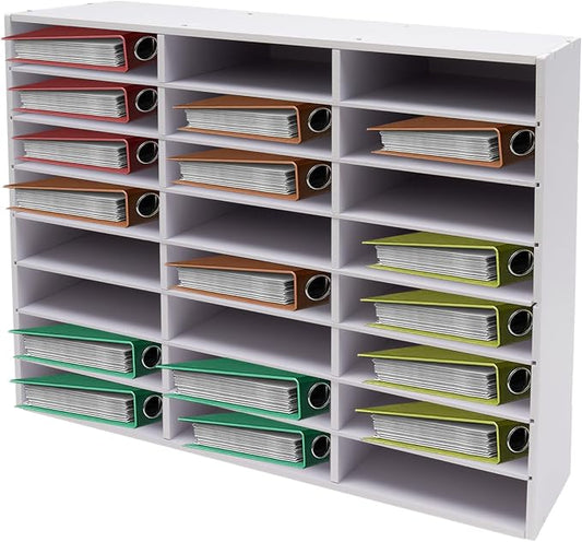 24 Slots Mail Sorters for Office, Desktop Literature Organizer by Unknown