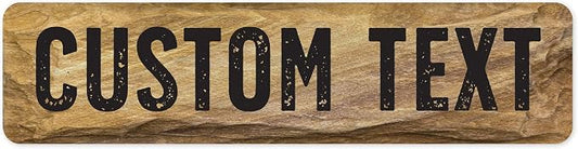 Custom Sign, Custom Street Sign, 11 Font Colors, 13 Font Styles, 4 Hole Options by MySignCenter