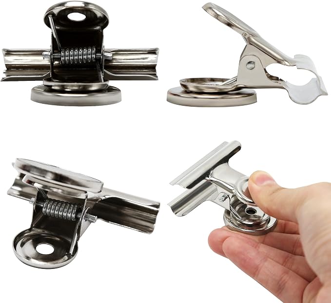 Magnetic Clips 2 inch, Heavy Duty Magnet Metal Clips - Image 4