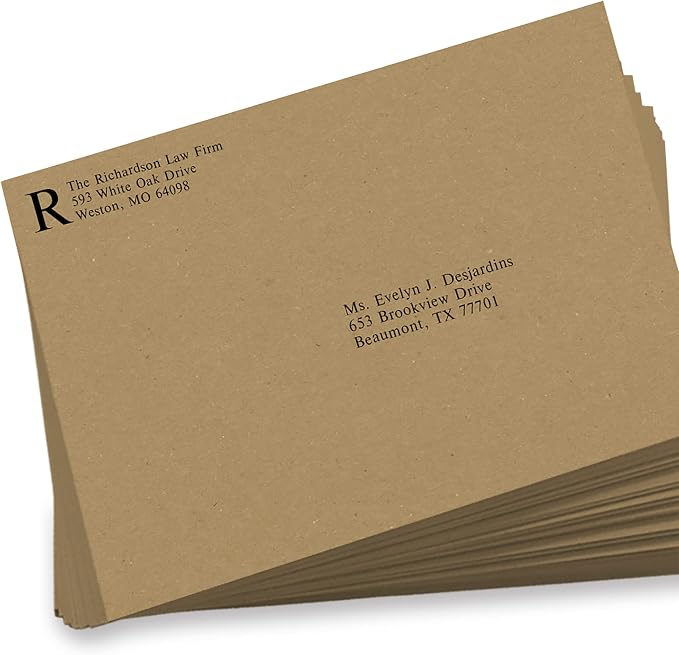 LUXPaper 9 x 12 Open End Envelopes | Peel & Press | Grocery Bag Brown | 70lb. - Image 5
